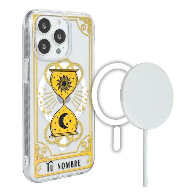 Funda Para iPhone Magsafe Carta Reloj De Arena Luna Sol