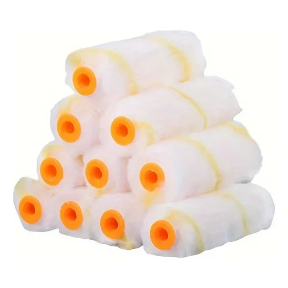 10 Rodillos De Pintura, Cepillan Para Cabello Denso, Rodillo