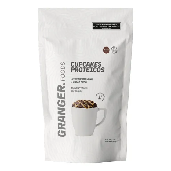 Granger Foods Cupcakes Proteicos Con Avena Y Cacao 360g