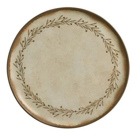 Jogo De 6 Pratos Rasos Bio Stoneware Nativa 27,5cm Porto Brasil