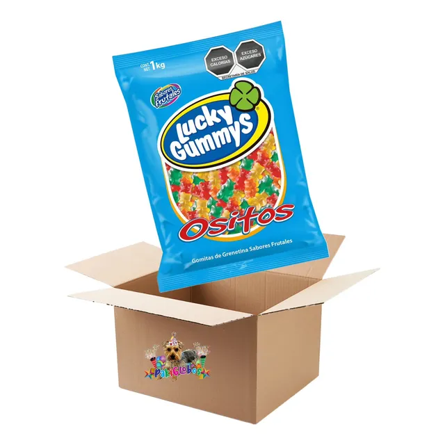 Lucky Gummys Ositos De Gomita Tipo Pandita 3 Pack De 1 Kg