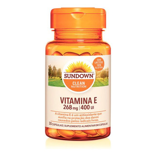 Vitamina E 400ui Sundown Naturals 30 CĂĄpsulas E400 268mg Suplemento Alimentar Vitamina E 400ui Sundown Naturals 30 CĂĄpsulas E400 268mg Suplemento Alimentar