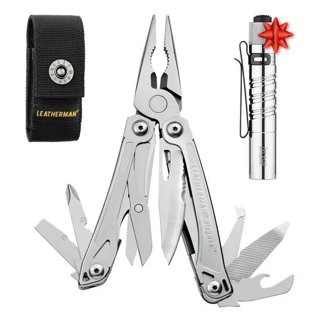 Multiherramienta Leatherman Wingman Con Linterna Olight