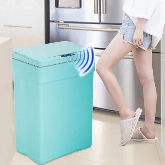 Dkeli Bote Basura Automatico 13 Galon Para Cocina Baño Casa