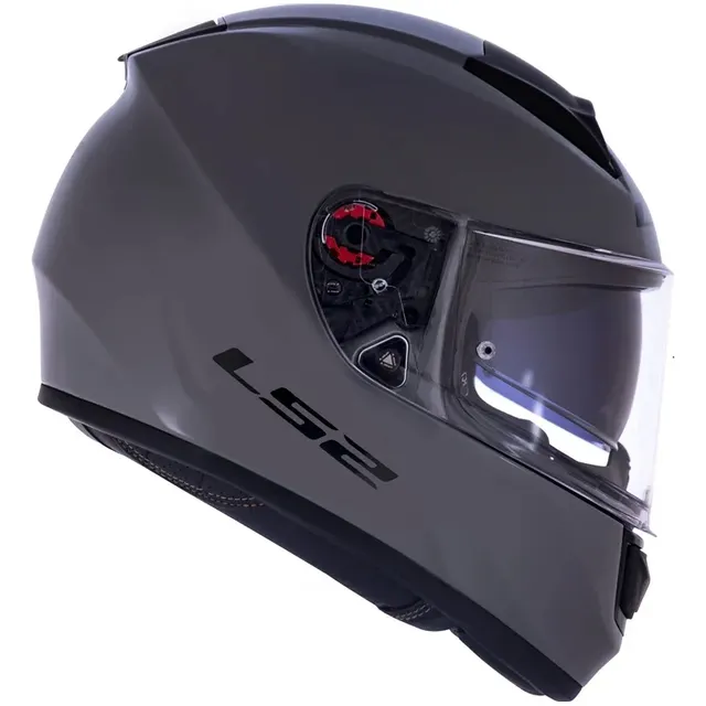 Capacete Moto Ls2 Ff397 Vector Evo Nardo Cinza Oculos
