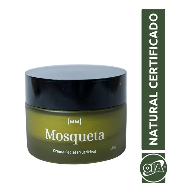 Crema Facial Humectante Regeneradora Vegana Mm Mosqueta 50ml