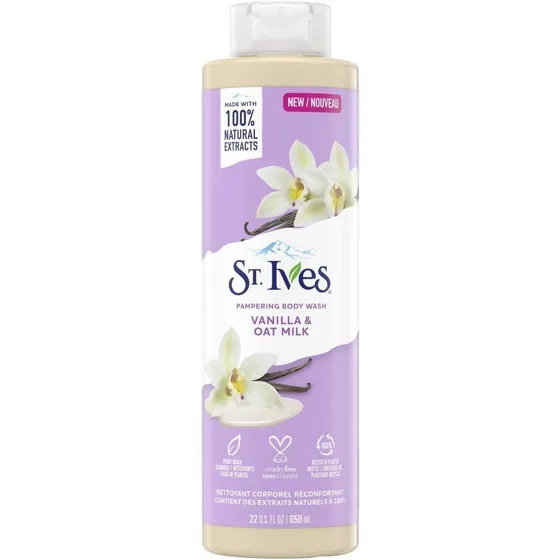 St. Ives Pampering Body Wash Baunilha E Leite De Aveia 650ml