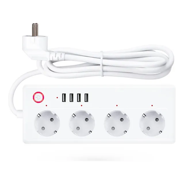 Alargue Zapatilla Wifi Smart 4 Schuko + 4 Usb