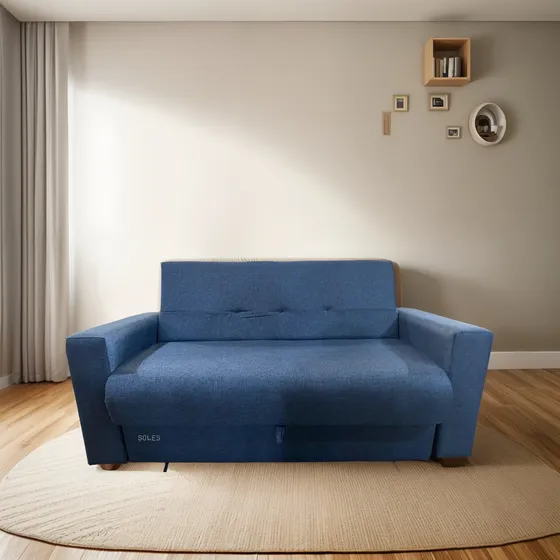 Sillon 2 Cuerpos Cama Plaza Y Media Tapizado Antidesgarro 