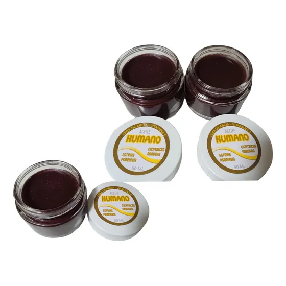 3 Crema De Aceite Humano De 50 Ml Envio Gratis Neutra