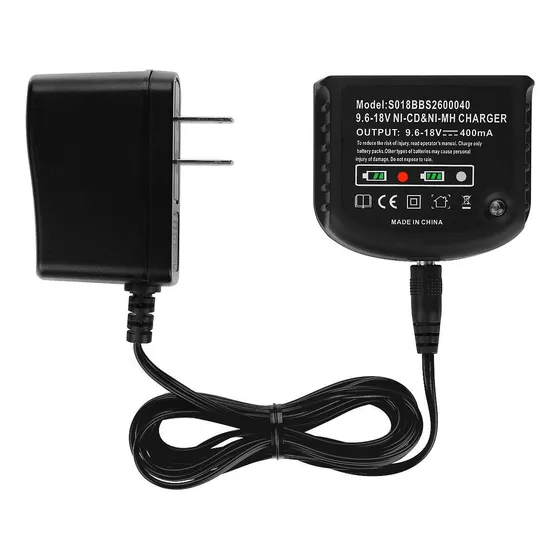 Cargador De 9.6v-18v Para Negro Y Cargador Ni-cd Ni-m