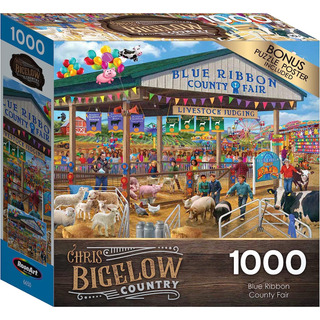 Chris Bigelow 1000 Pc Jigsaw Puzzle - Blue Ribbon County Fai Chris Bigelow 1000 Pc Jigsaw Puzzle - Blue Ribbon County Fai