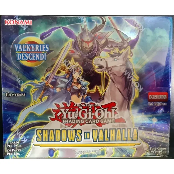 Yugioh Shadows In Valhalla Booster Box Display Inglés 24boos