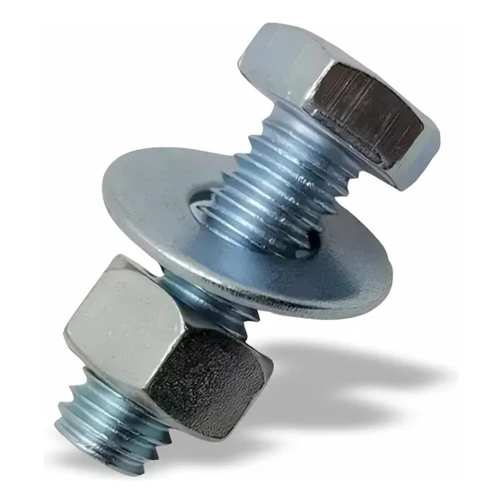 Kit - Parafuso M6x20 Inox 304 + Porcas Inox - 400 Pçs Cada