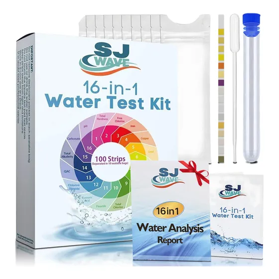 Kit De Análisis De Agua Sj Wave De Alta Sensibilidad Con Inf