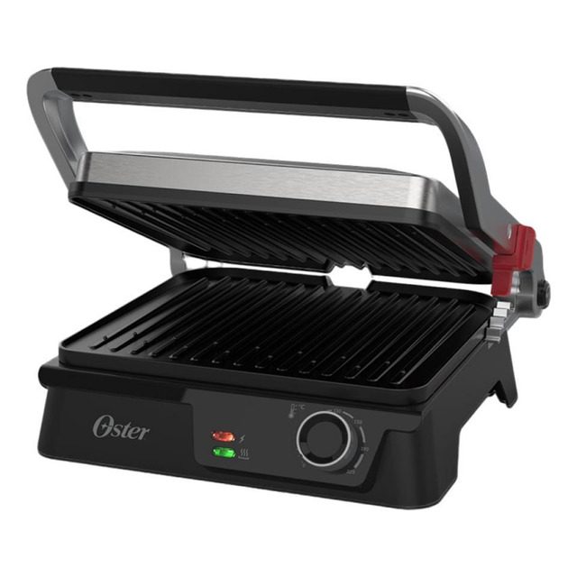 Grill Elétrico Multiuso Inox Oster 2 Em 1 220v Grill Elétrico Multiuso Inox Oster 2 Em 1 220v