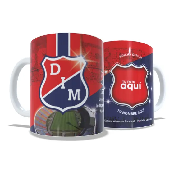 Pocillo Taza Mug Personalizado Independiente Medellín Dim