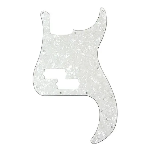 Pickguard - Placa Tipo Precision Bass Blanco Perlado