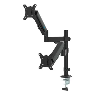 Suporte De Mesa Ergofirst G16-c024p 2 Monitores Pistão A Gás