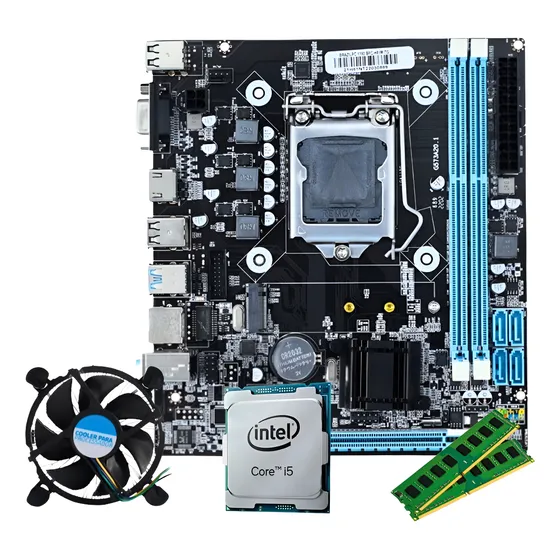 Kit Processador I5 4570 + Placa H81 1155 +16gb Ddr3 1600mhz