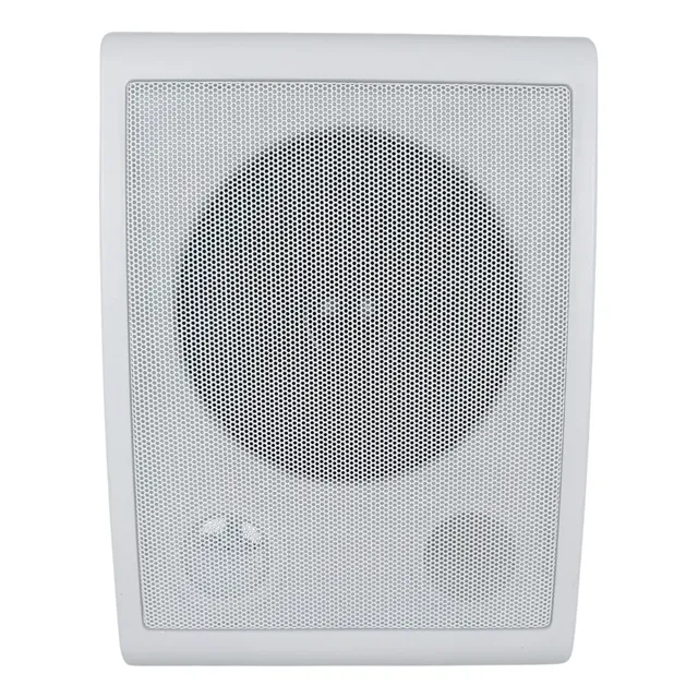 Bocina Pared 6 Pulgadas Sonido Ambiental Transformador 100v Color Blanco