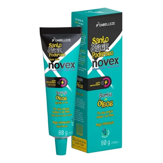 Novex Recarga De Santo Black 80g