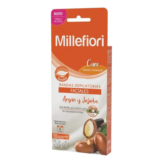 Millefiori Banda Depilatoria Facial Piel Sensible 16 Uds