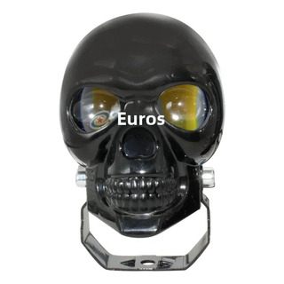 Skull-far White And Nearly White (com Rgb) - Motocicleta Skull-far White And Nearly White (com Rgb) - Motocicleta