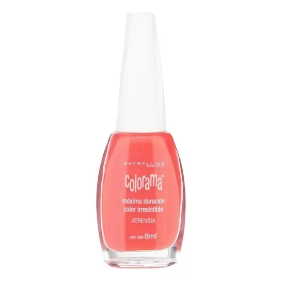 Esmalte de uñas color Maybelline Colorama de 8mL de 1 unidades color Atrevida