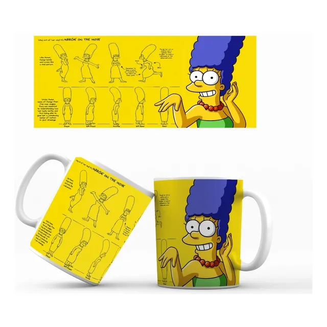 Mug Taza Los Simpsons Pocillos Regalo Coleccionable - Marge