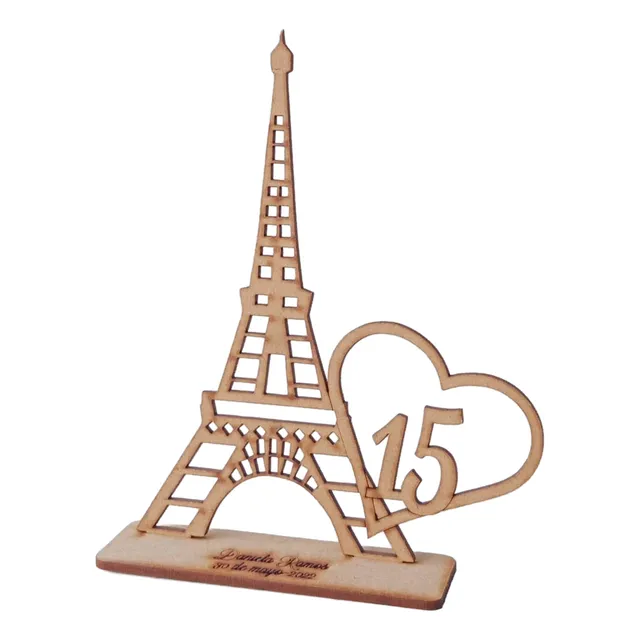 Recordatorios X 12 Un Para 15 Años, Torre Eiffel Con Corazón
