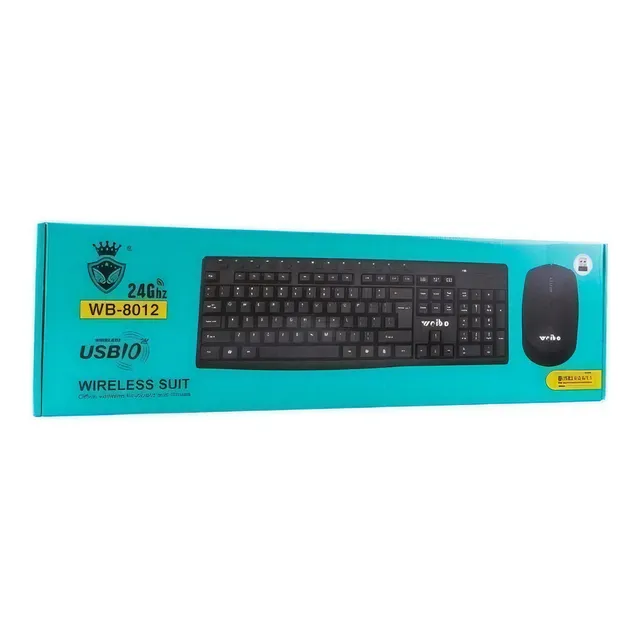 Combo Teclado + Mouse Inalámbrico En Español Ñ Receptor Usb