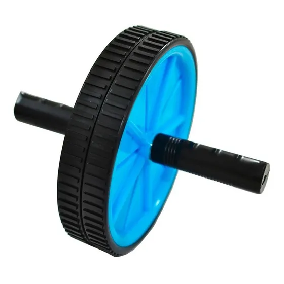 Rueda Abdominales Doble Y Colchoneta Para Ejercicios
