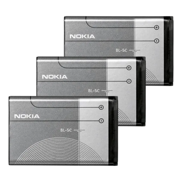 Bateria Nokia Bl5c Original Kit Com 5 Unidades 