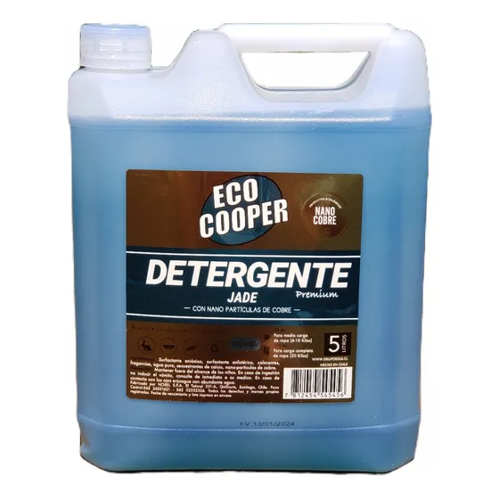 Detergente Desinfectante + Nanopartículas Cobre 5 Litros
