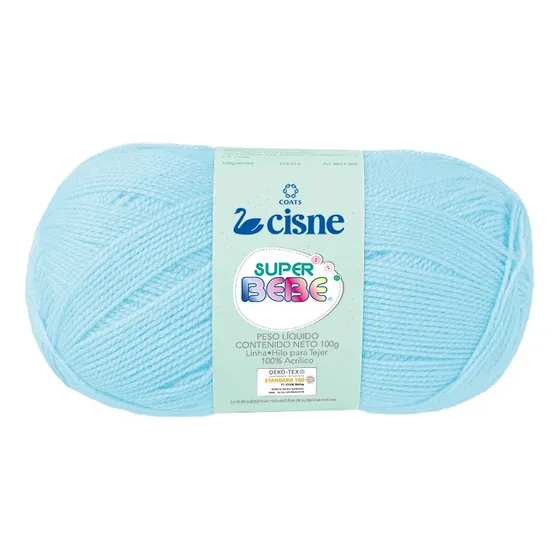 Lana Cisne Super Bebé Para Tejer Ovillo X100g Pack X5 Color