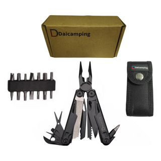 Multitool Daicamping Dl12 18 Funções Bainha De Nylon + Bits Multitool Daicamping Dl12 18 Funções Bainha De Nylon + Bits