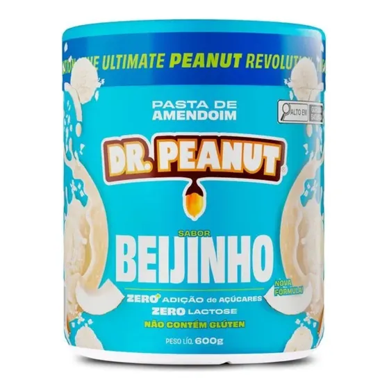 Pasta De Amendoim Com Whey Protein Beijinho (600g) Dr. Penau