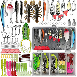 Señuelos Pesca Profesional,kit De Curricanes Pesca 107 Pcs Señuelos Pesca Profesional,kit De Curricanes Pesca 107 Pcs