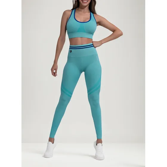 Calza Touche Sport Seamless Negra Cool Core Black