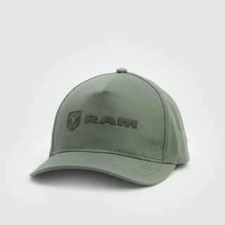 Boné Original Ram Baseball Cinza Aba Curva Ajustável Boné Original Ram Baseball Cinza Aba Curva Ajustável