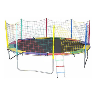 Cama Elástica Pula Pula 4,27m Lona Preta S/ Emenda Papibrink Cor Da Proteção De Molas Colorida Cama Elástica Pula Pula 4,27m Lona Preta S/ Emenda Papibrink Cor Da Proteção De Molas Colorida