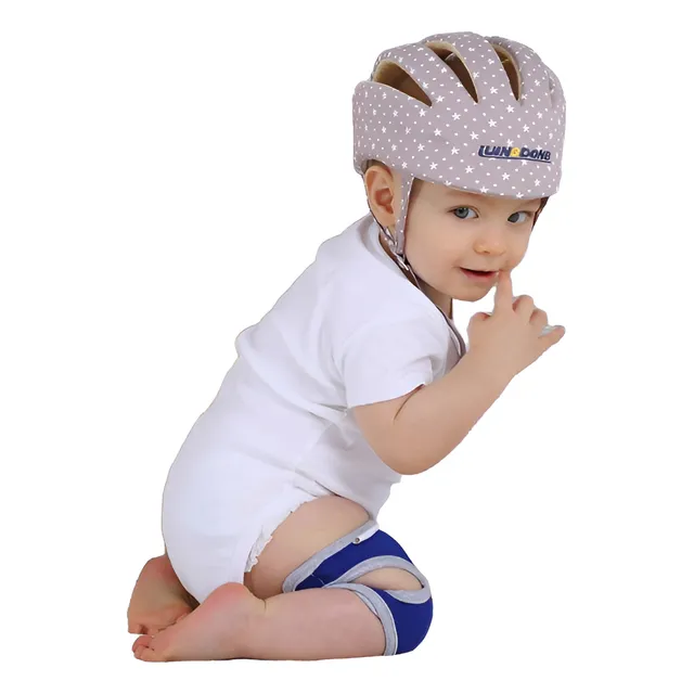 Casco Antigolpes Para Bebe Gorro Protector Ajustable Niños