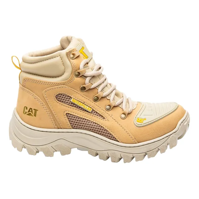 Bota Com Bico De Pvc Botina Caterpillar Impermeavel Original