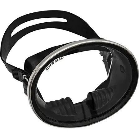 Mascara De Buceo Ist Tortuga Goma M27r/b Color Negro