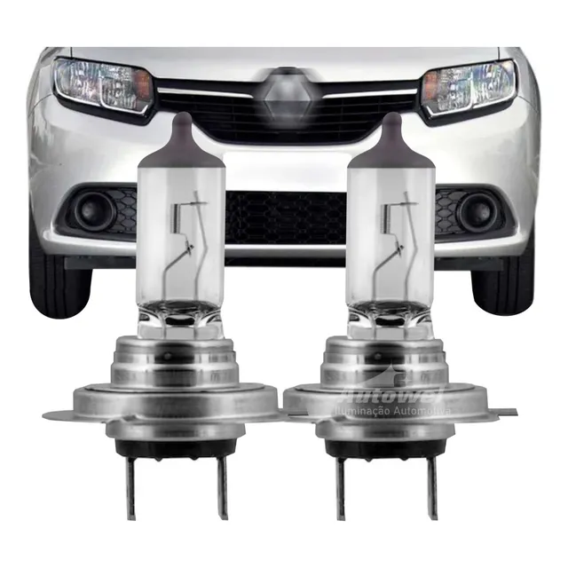 Lâmpadas Sandero Logan Duster 2014 2015 Até 2022 Farol Baixo