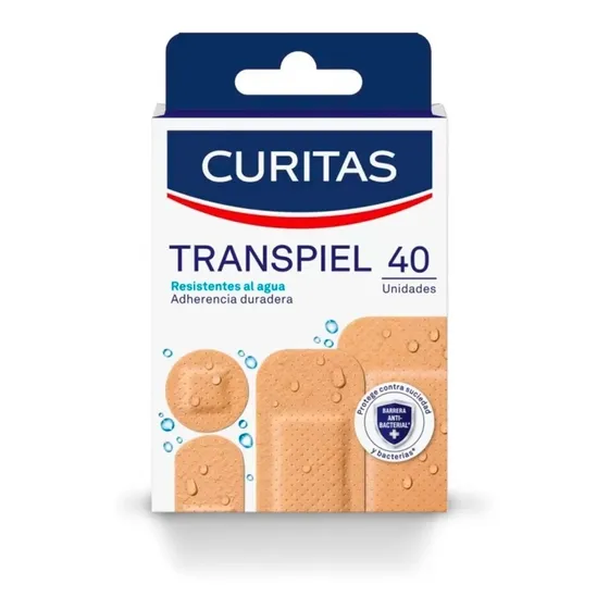 Pack 6u Curitas Transpiel Surtidas Resistentes Al Agua 40u