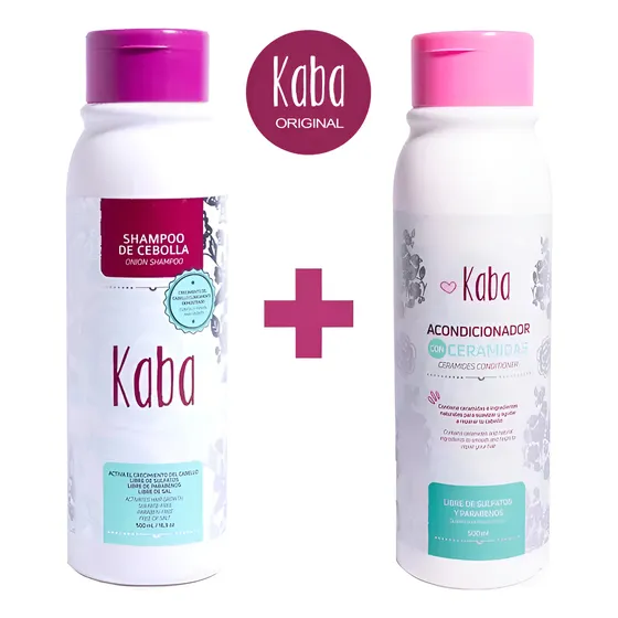 Kaba Champú + Acondicionador Cebolla 1l Crecimiento Original