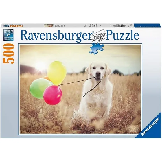 Rompecabezas 500 Piezas Perro Con Globos Ravensburger
