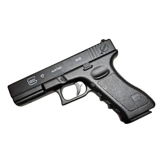 Pistola Glock17 De Airsoft Resortera Calibre 6 Mm Full Metal